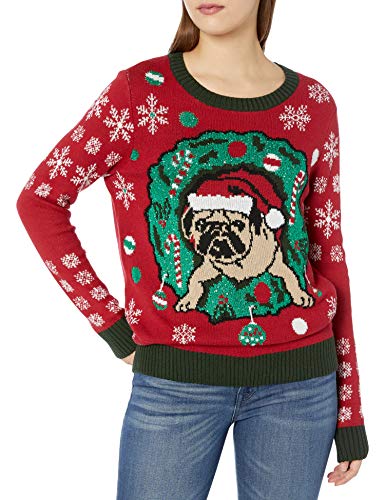 Product Cover Ugly Christmas Sweater Company Women's Assorted Pullover Xmas Sweaters