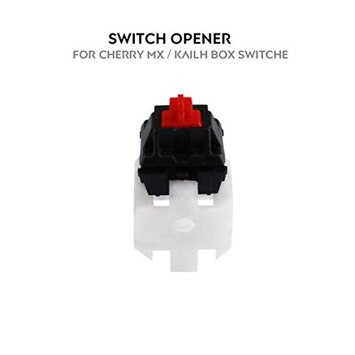 Product Cover Cherry MX Kailh Switch Opener for Mechanical Keyboard - Byhoo Universal Switches Opener Universal White Open Switch Tool for DIY Swicth Game Lover