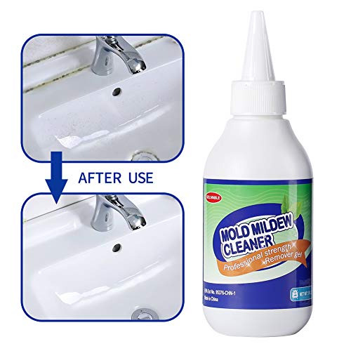 Product Cover GELIVABLE Mold & Mildew Remover Gel Household Cleaner Wall Mold Cleaner for Tiles Grout Sealant Bath Sinks Showers - 5 Fl.Oz