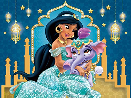 Product Cover Jasmine Backdrop | Aladdin Background | Disney Princess | for Girl | Birthday | Party Supplies | Banner