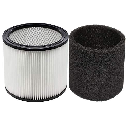 Product Cover YUEFENG Foam Sleeve Filter for Shop-Vac 90350 90304 90333 Replacement fits Most Wet/Dry Vacuum Cleaners 5 Gallon and Above, Compare to Part # 90304, 90585 (1+1)