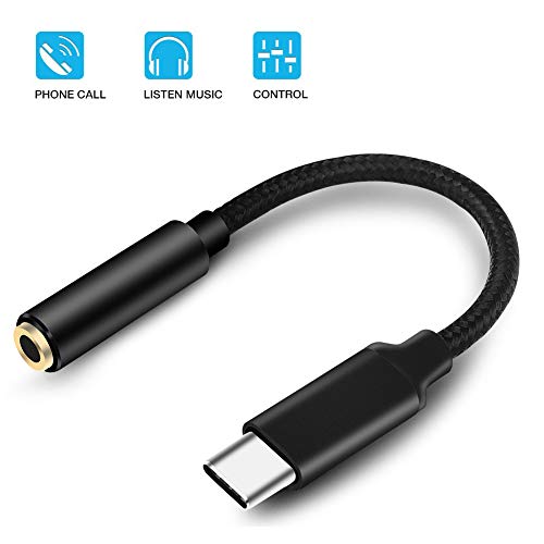 Product Cover USB C Headphone Adapter to Headphone Jack, Type C to 3.5mm Audio Cable, for Google Pixel 3/2/3XL/2XL/iPad Pro 2018/HTC U11/Essential/Huawei/Samsung Note 10