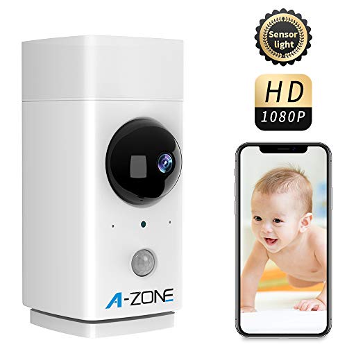 Product Cover Baby Monitor with Camera and Audio, 1080P HD Indoor Wireless Smart Home Camera with Seneor Light 2-Way Audio Person Detection, Night Version Pet Nanny Cam, Support Local/Cloud Storage,Work with Alexa