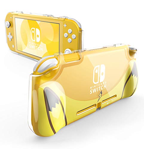 Product Cover Mumba Case for Nintendo Switch Lite 2019, [Thunderbolt Series] Protective Clear Cover with TPU Grip (Yellow)