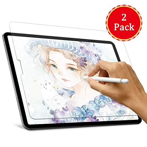 Product Cover [2 Pack] Paperlike iPad Pro 12.9 Screen Protector (2018), Homaigcal High Touch Sensitivity Paperlike iPad Screen Protector for Drawing, Compatible with Apple Pencil, Matte PET Film