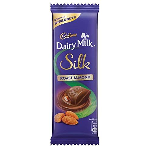 Product Cover Cadbury Dairy Milk Silk Roast Almond Chocolate Bar, 5 x 58 g