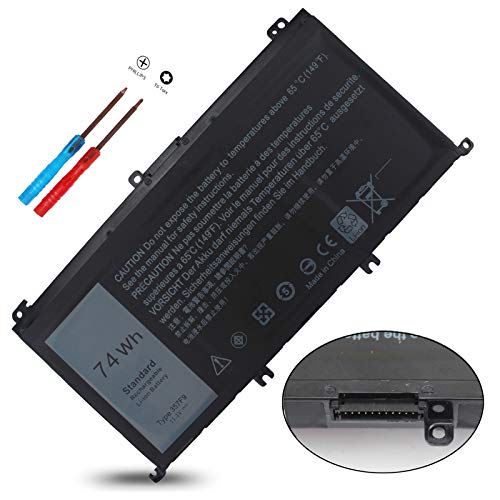Product Cover 357F9 Battery Compatible with Dell Inspiron 15 7559 I7559 7566 7567 7557 5576 5577,0GFJ6 00GFJ6 071JF4 71JF4 P57F,INS15PD-1548B 1548R 1748B 1748R 1848B 2548B 2548R 2748B 3848B 3948B,11.1V 74Whr 3-Cell