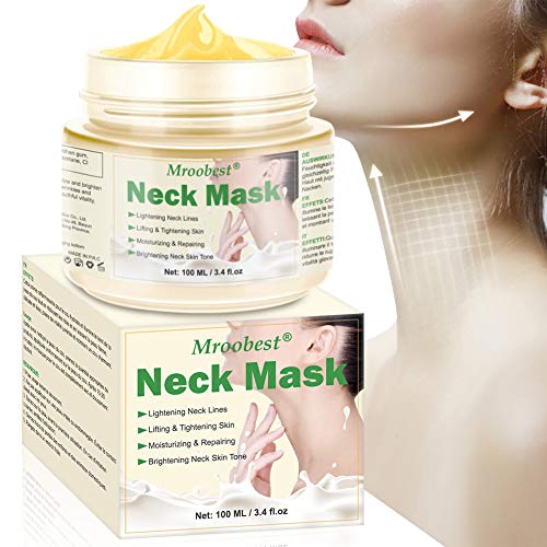 Product Cover Neck Mask Cream, Neck Firming Mask, Moisturizing Neck Mask, Neck Tighten Mask, Visibly Lift and Tighten Crepey Skin, Anti Aging Moisturizer for Neck, Decollete & Body