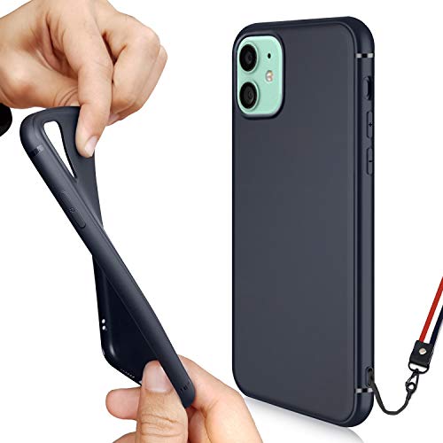Product Cover Besto Slim Case for iPhone 11 - Black Matte Finish Ultra Thin Protective Cover Made with Soft TPU, Designed for iPhone 11 6.1 Inch