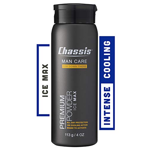 Product Cover Chassis Premium Ice Max Talc-Free Body Powder for Men | All-New w/Max Cooling Sensation