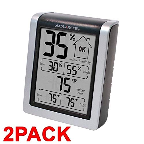 Product Cover Indoor Thermometer & Hygrometer with Humidity Gauge (2 Pack 3