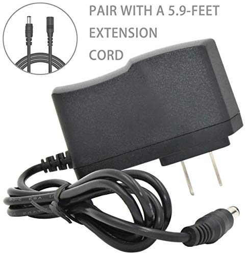 Product Cover 12V 1A AC Power Supply Adapter Charger Cord for Yamaha PSR, YPG, YPT, DGX, DD, EZ and P digital piano and portable Keyboard series, Replacement PA-130 PA-130B Adapter (Approx 9.2 Feet)