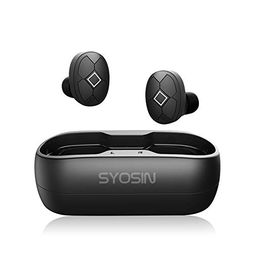 Product Cover Wireless Earbuds Bluetooth 5.0 TWS Noise Cancelling Headphones with Wireless Charging Case Stereo Sound Headset with IPX7 Waterproof Built-in Mic for Driving/Work/Sports