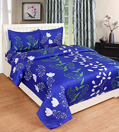Product Cover STARnSTYLE Big Rose Printed 3D 140 TC Double bedsheet with 2 Pillow Cover,Double bedsheets with 2 Pillow Covers Cotton,bedsheets for Double Bed,Bed Sheets Cotton,Cotton Double bedsheet