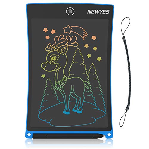 Product Cover NEWYES Boy Toys for 3-6 Year Old Educational Gifts for Kids，8.5Inch LCD Writing Tablet Colorful Drawing Doodle Board