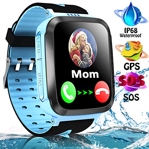 Product Cover iFunplus Kids Smart Watch Phone Waterproof with GPS Tracker Two Way Call SOS 1.44