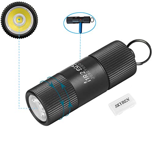 Product Cover Olight i1R 2 EOS 150 Lumens Tiny Rechargeable Led Keychain Light Twist Switch Mini Compact Flashlight with Built-in Rechargeable Battery and Battery Case(No Charging Cable)