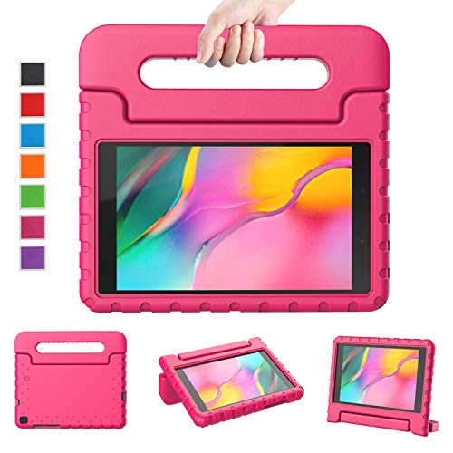 Product Cover LTROP Kids Case for Galaxy Tab A 8.0 2019, Samsung Galaxy Tab A 8.0-Inch 2019 Case SM-T290/ T295, Light Weight Shock Proof Handle Stand Case for Samsung Tab A 8.0