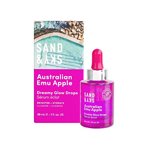 Product Cover Sand & Sky Australian Emu Apple Dreamy Glow Drops. Bi-Phase Hyaluronic Acid Face Serum with Vitamin C