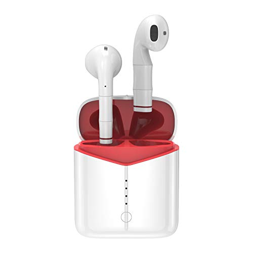 Product Cover Bluetooth 5.0 TWS Wireless Earbuds - IPX7 Waterproof HD Stereo in-Ear Headphones with Charging case, One-Step Bluetooth Pairing Earphones for Work and Sports