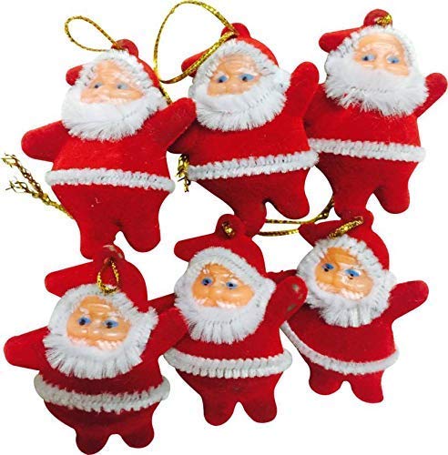 Product Cover IMTION Combo Christmas Decoration (Santa Claus 12 Pcs Set Red Colour + Free Cartoon Striker Kids use) ((Santa Claus 12 pcs))