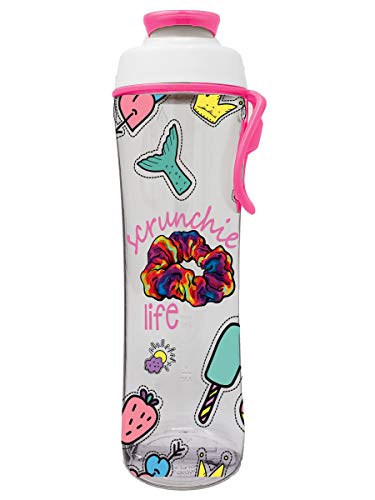 Product Cover VSCO Girl Water Bottle - SKSKSKSK And I Oop - BPA Free 24 oz. Plastic Bottle - Save the Turtles - Scrunchie Life - Cute & Trendy Designs for Girls - Gifts for Christmas or Birthday (Scrunchie Life)
