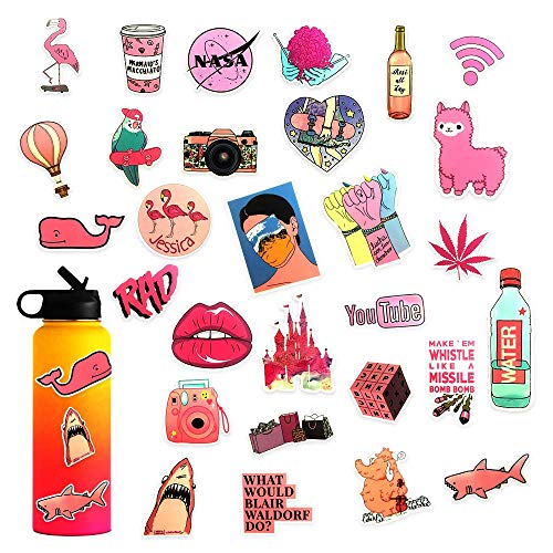 Product Cover VSCO Stickers for Water Bottles Laptop Stickers 103Ppacks Cute Stickers for Girls Teenagers Waterproof,Aesthetic,Trendy,Vinyl Stickers for Hydro Flask