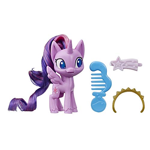 Product Cover My Little Pony Twilight Sparkle Potion Pony Figure -- 3-Inch Purple Pony Toy with Brushable Hair, Comb, and 4 Surprise Accessories