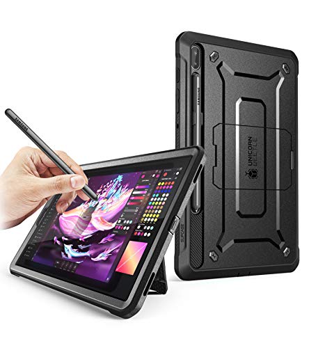 Product Cover SupCase UB Pro Series Case for Galaxy Tab S6, with Built-in Screen Protector Full-Body Rugged Kickstand Protective Case for Galaxy Tab S6 10.5 Inch Model SM-T860/T865/T867 2019 Release (Black)