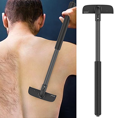 Product Cover Back Shaver Xpreen Adjustable Back Hair Shaver Body Shaver for Men Upgraded Back Razor Back Hair Removal for Dry & Wet Use