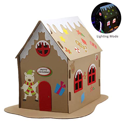 Product Cover Pica Toys DIY Christmas House with Light Creative Science Stem Building Kit - STEM DIY Experiment for Kids, Teens and Adults