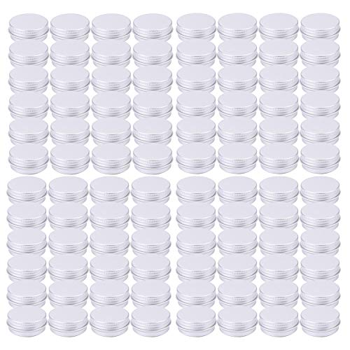Product Cover Tosnail 96 Pack of .5 oz. Mini Round Tins Lip Balm Tins Container with Screw Thread Lid