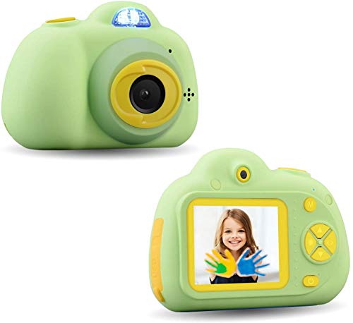 Product Cover Toyshine Kids Camera 3MP 1080P HD Mini Children Camera with Selfie Timer (Without SD Card) (Green)