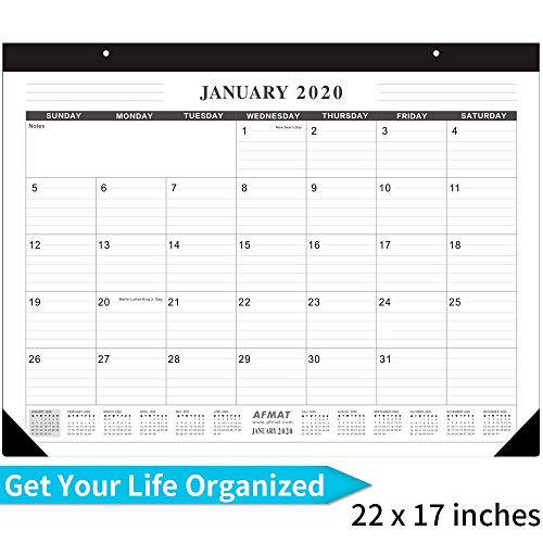 Product Cover Desk Calendar 2020 - Desk/Wall Monthly Calendar 2-in-1, 22