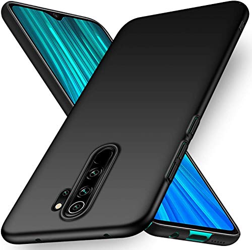 Product Cover REALIKE Redmi Note 8 Pro Back Cover, Transparent Anti Scratch with Metallic 360 Ring Back Case for Redmi Note 8 Pro (TPU Black)