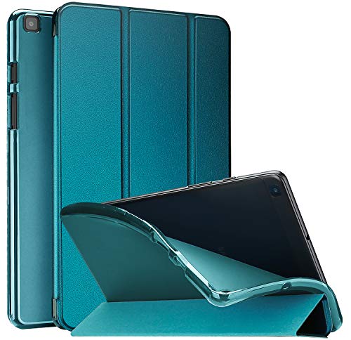 Product Cover ProCase Galaxy Tab A 8.0 2019 Case T290 T295, Soft Slim Trifold Stand Folio Case with Flexible TPU Translucent Frosted Back Cover for 8.0 Inch Galaxy Tab A 2019 SM-T290 SM-T295 -Teal
