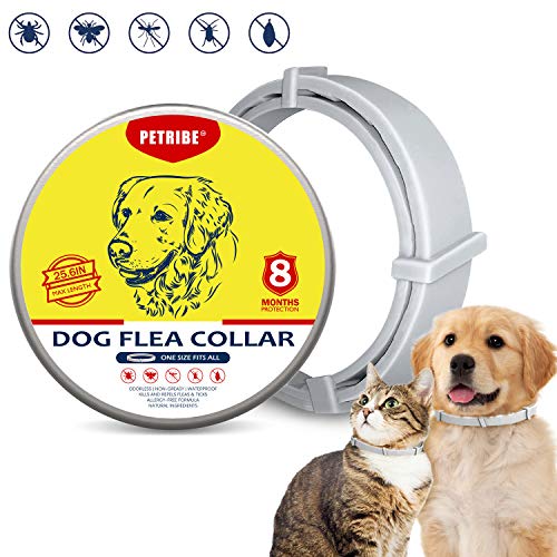 Product Cover PETRIBE Collar for Dogs & Cats,Natural Ingredient, 8-Month Prevention, Waterproof, 100%