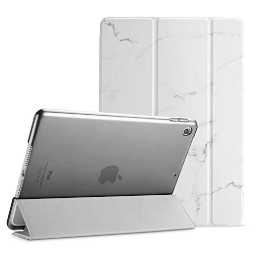 Product Cover ProCase iPad 10.2 Case 2019 iPad 7th Generation Case, Slim Stand Hard Back Shell Protective Smart Cover Case for iPad 7th Gen 10.2 Inch 2019 (A2197 A2198 A2200) -Whitemarble