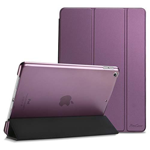 Product Cover ProCase iPad 10.2 Case 2019 iPad 7th Generation Case, Slim Stand Hard Back Shell Protective Smart Cover Case for iPad 7th Gen 10.2 Inch 2019 (A2197 A2198 A2200) -Purple