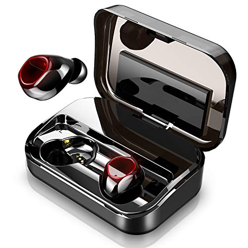 Product Cover Wireless Earbuds, Donerton IPX8 Waterproof True Wireless Headphones Bluetooth 5.0 Headset with 3500 mAh Charging Case, TWS Stereo in-Ear Headphones with Built-in Mic, Touch Control & LED Display