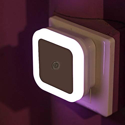 Product Cover HOME CUBE 1 Pc Mini Smart Control Sensor LED Night Light Energy Saving Lamp for Living Room Bedroom Children Kids Bedroom (White Color Light)
