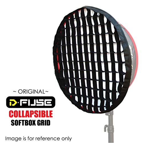 Product Cover Kamerar Grid for D-Fuse LED Light Panel Softbox: Foldable, Portable Softbox Grid, Studio Photography Camera Video (for D-Fuse Circle Trapezoid Softbox)