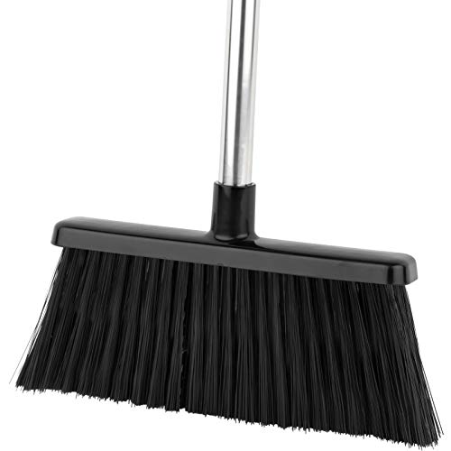 Product Cover Broom Indoor/Outdoor - Strongest 80% Heavier Duty - Angle Broom with Extendable Broomstick for Easy Sweeping - Easy Assembly Great Use for Home Kitchen Room Office Lobby Floor Pet Hair Sweeping Etc.