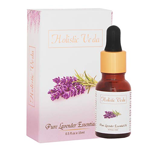 Product Cover HOLISTIC VEDA Pure Lavender Essential Oil Steam Distilled Natural, Pure And Organic (15 Ml)
