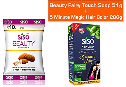 Product Cover Siso Beauty Fairy Touch Soap 51g with 5 Minute Magic Hair Color 200g