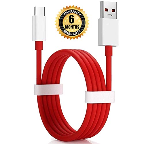 Product Cover Case Plus Dash Compatible Dash & WARP OG Fast Charging and Sync USB Type C Cable Suitable for One Plus All Type C Devices (Dash Cable, RED) (oneplus Dash Cable(RED))