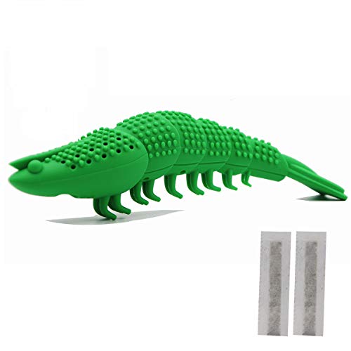 Product Cover Adusa Interactive Cat Toys Catnip Toys Cat Toothbrush Chew Toys,100% Natural Rubber Bite Resistance Catnip Cat Treat Toys,Crayfish Shape Cats Teeth Cleaning Dental Care toys