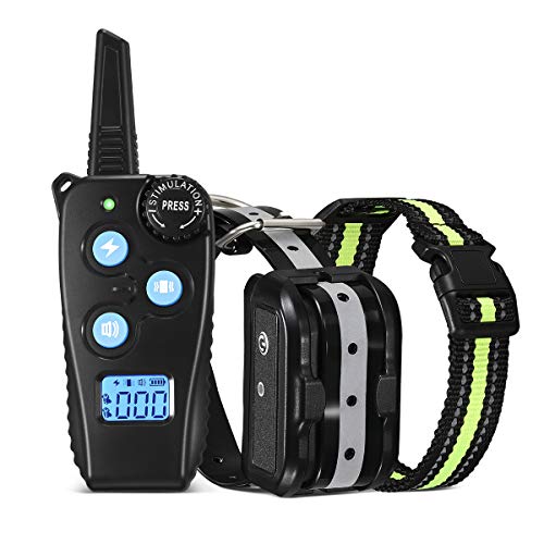 Product Cover FIMITECH Dog Training Collar, Newest Dog Shock Collar with 1000 ft Remote, Beep, Vibration and Shock 3 Training Modes for Small Medium and Large Dogs, Waterproof, Rechargeable, Backlight LCD Screen