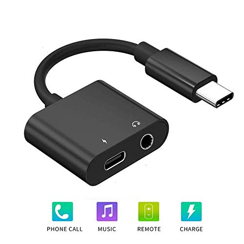 Product Cover ZCELL PRO USB Type-C Audio Charging Adapter, 2in1 Adapter 3.5mm Audio Jack Music Headphone Splitter Adapter & Charging Cable Converter for All Type-C Device