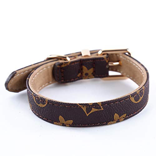 Product Cover SuperBuddy Dog Collar Genuine Leather Adjustable Pet Collar for Small,Medium,Large,Dogs......